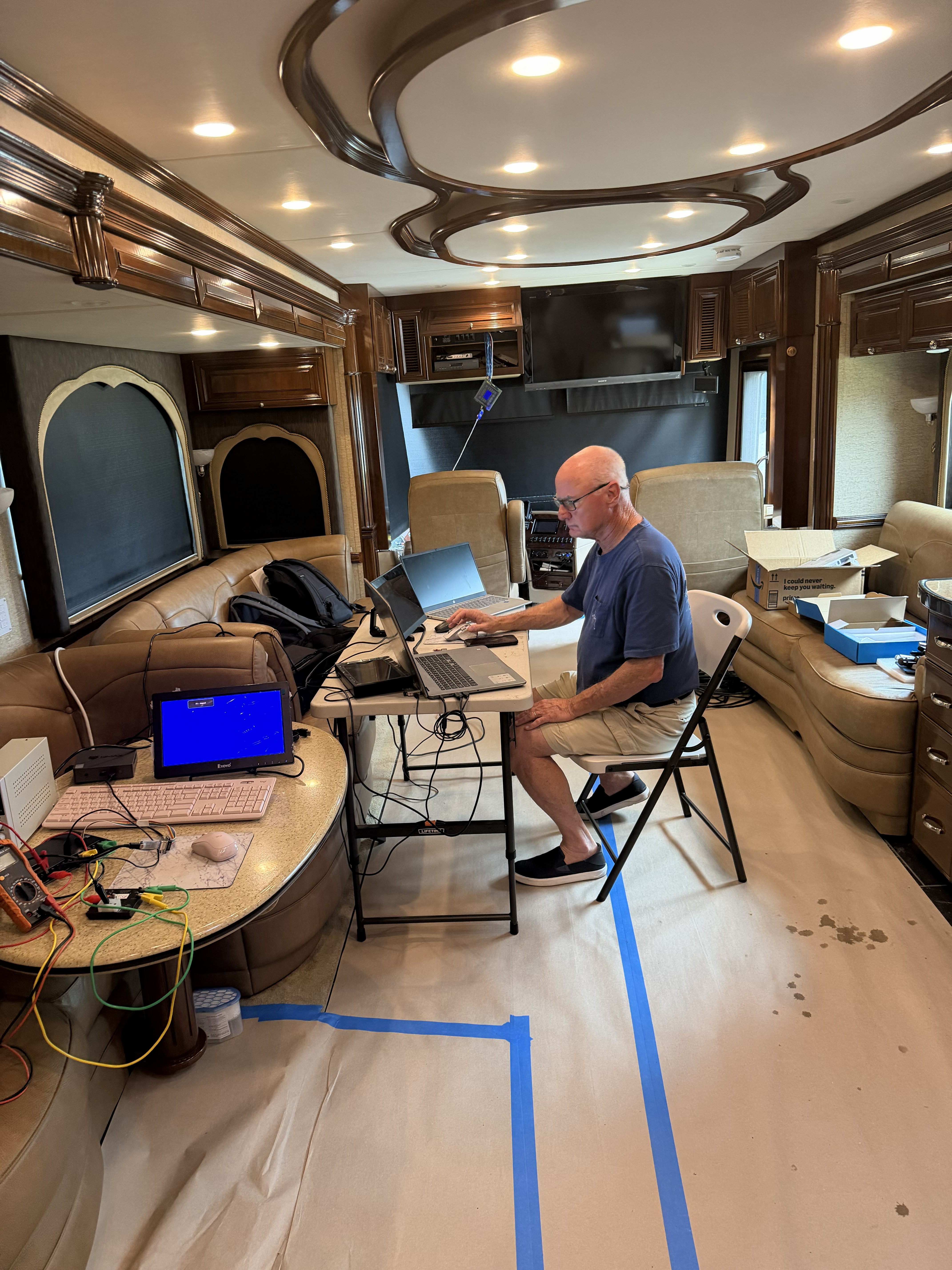 Commissioning and testing installed systems on site.