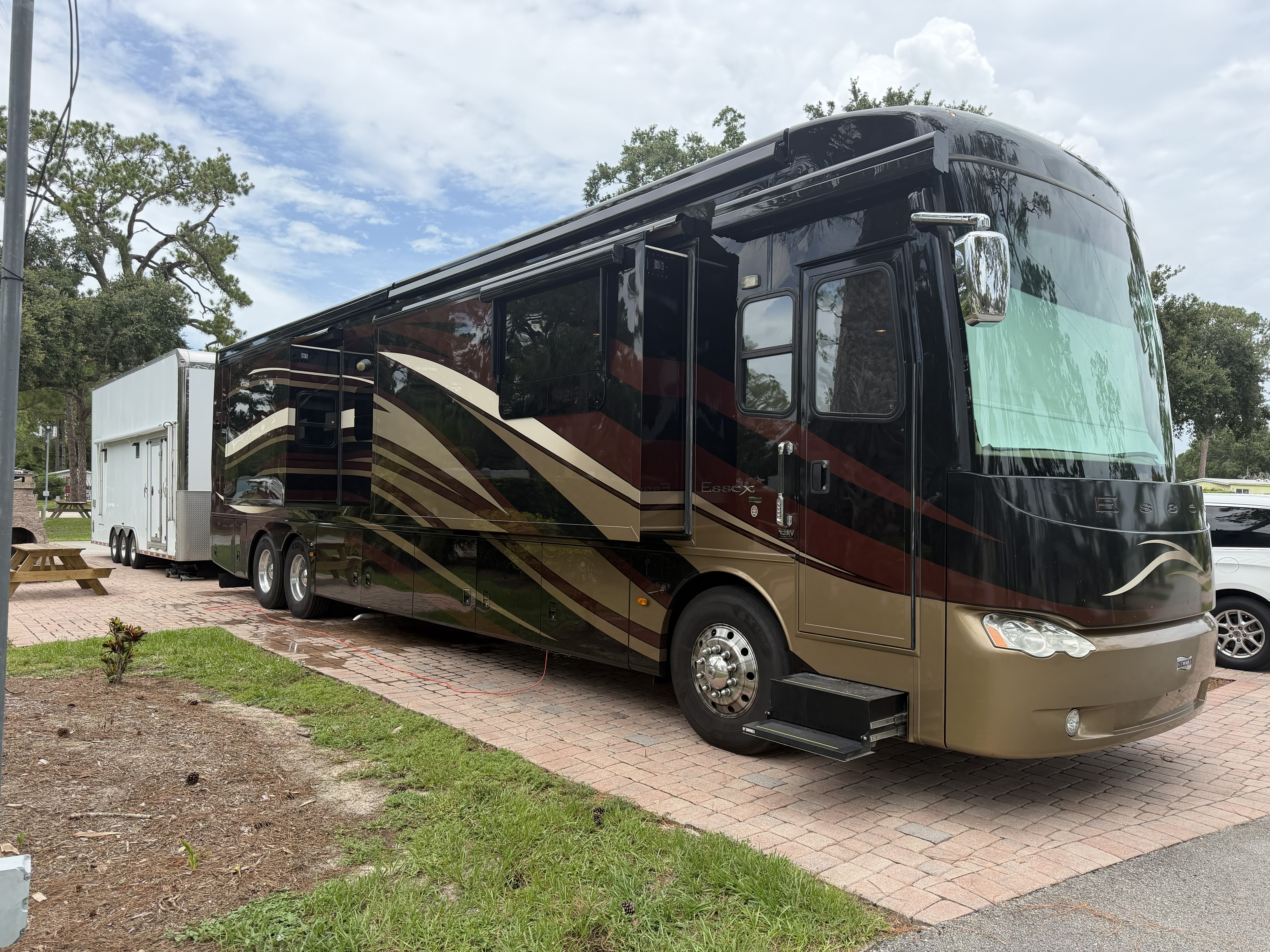 Maritron service vehicle on location for a client job.